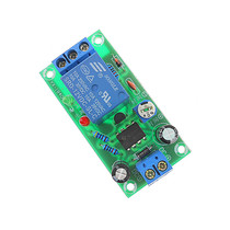 12V power-on adjustable delay disconnect relay module 555 Monostatic time relay