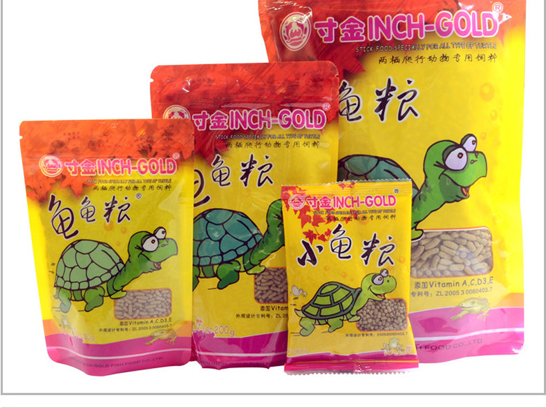 乌龟饲料巴西龟粮寸金龟粮巴西龟饲料龟龟粮乌龟食物幼龟饲料500g