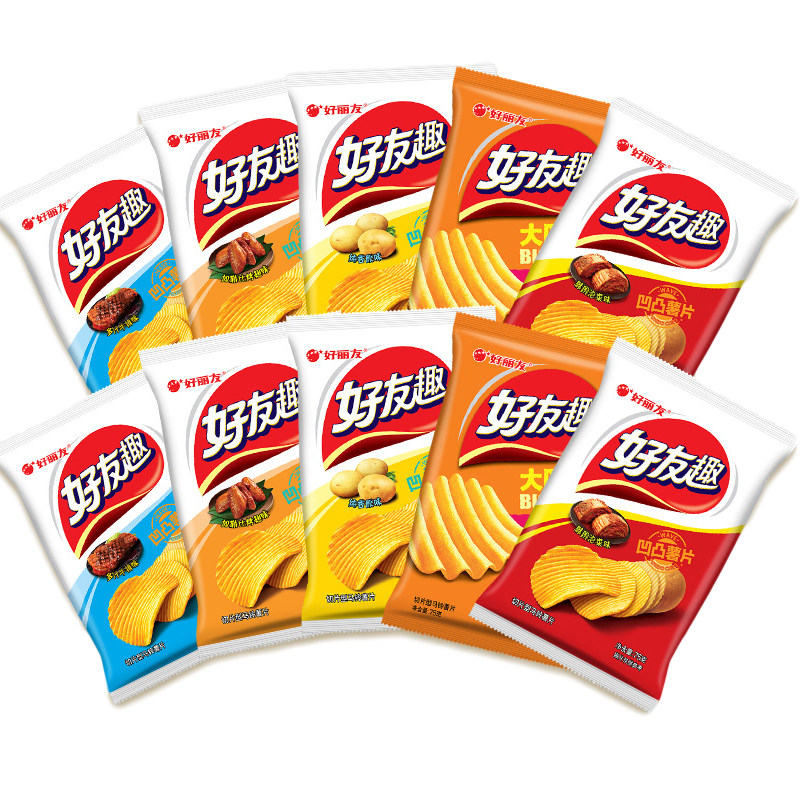 好丽友呀土豆一箱好有趣蜂蜜黄油味超大包好友呀土豆40g包装混搭