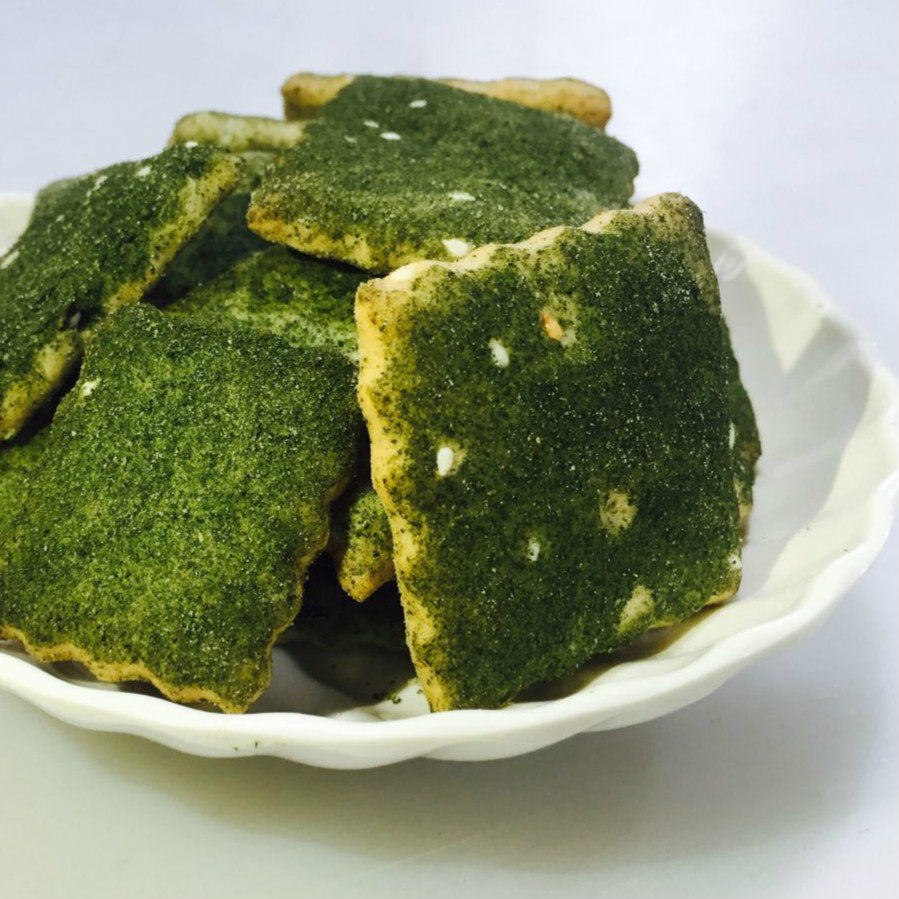 【淘宝汇吃】苔菜饼大罐装 宁波特产小吃 办公室休闲小零食