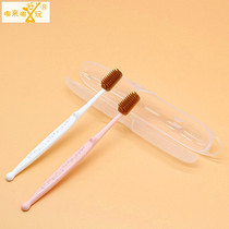 New boxed moon toothbrush postpartum soft wool pregnant women silicone toothbrush moon supplies prenatal and postpartum care toothbrush