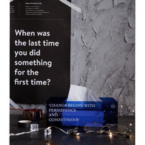 ins wind acrylic napkin box living room containing drawing paper box Klein blue acrylic case