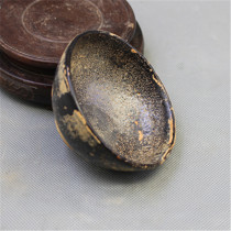 Song Jizhou Kiln black glaze small bowl antique antique collection high imitation of old black glaze small bowl ornaments