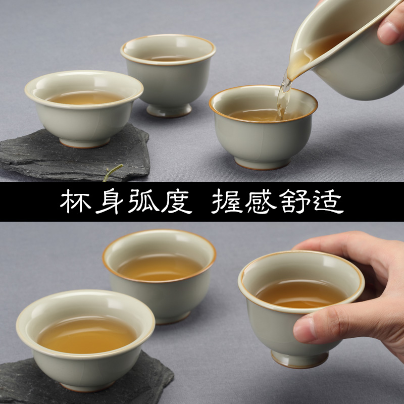 Jingdezhen ceramic cups manually measured your up sample tea cup slicing can raise the master cup from the single CPU