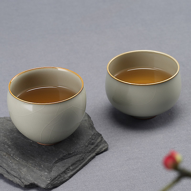 Jingdezhen kung fu tea set limit your up open cups can raise the master cup checking ceramic cup sample tea cup