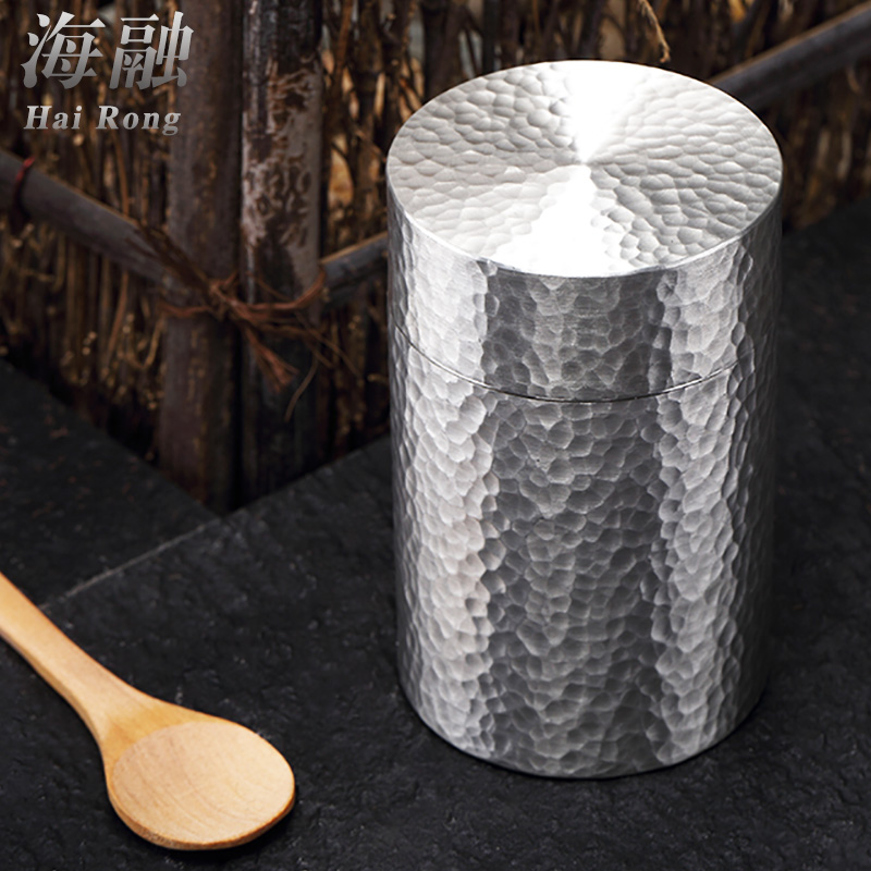 Large tin can kung fu tea caddy fixings household pu seal tank containers of tea tea POTS jar storehouse