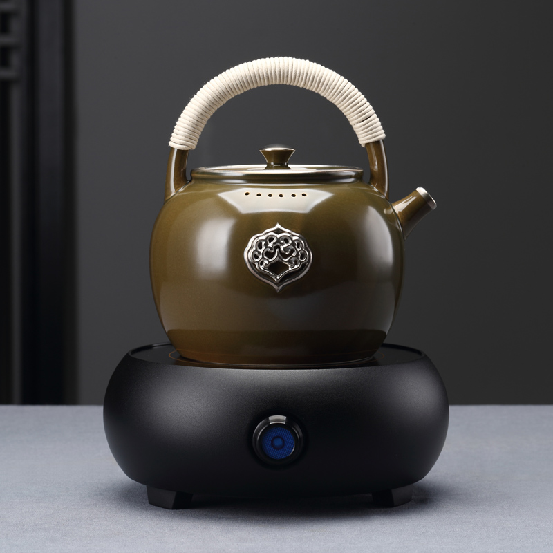 Teapot tea exchanger with the ceramics Teapot kunfu tea tea set single girder pot pot of household accessories make tea is tea taking group