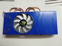 Graphics card pure copper pipe radiators LARGE HOLES COPPER PIPE RADIATORS DESKTOP GRAPHICS CARD 53 * 53 HEAT DISSIPATION SILENT FAN