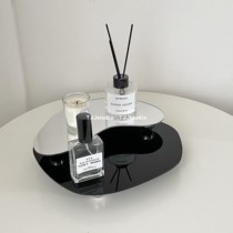 Irregular geometric acrylic tray ins lukewarm wind home Decorative Aroma Lavender Pendulum to shoot props