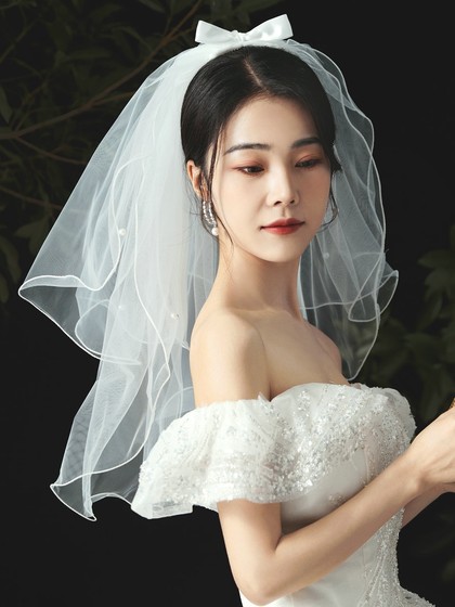 가벼운 베일 베일 머리 장식 슈퍼 요정 숲 스타일 아름다운 인터넷 유명인 사진 소품 Douyin Bow 및 Puff와 같은 스타일의 인증서를 받으세요 가벼운 베일 베일 머리 장식 슈퍼 요정 숲 스타일 아름다운 인터넷 유명인 사진 소품 Douyin Bow 및 Puff와 같은 스타일의 인증서를 받으세요