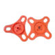 Huili milk tea sealing machine parts flower-shaped splint three-hole four-hole glue flower film sealing machine plastic sheet accessories Huili milk tea sealing machine parts flower-shaped splint three-hole four-hole glue flower film sealing machine plastic sheet accessories