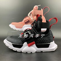 Li Ning rekindly basketball shoes men and women leisure Reburn WS mesh breathable AGBP023 high-help sports shoes