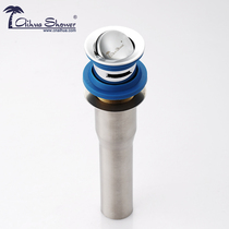 Aihua full copper sewer accessories bathroom hand wash basin press bounce flip cover universal household water remoter T800