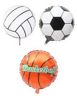 18 inch football volleyball basketball aluminum film balloon childrens birthday party bar layout aluminum foil balloon shape aluminum film