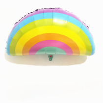 Macaron Rainbow Bridge Balloon Birthday Party Wedding venue Decoration Rainbow Bridge Aluminum Membrane Balloon