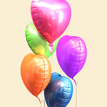 18 inch love aluminum balloon wedding birthday party wedding room decoration products heart-shaped white balloon