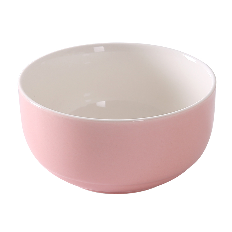 Domestic rice bowls of four suits for north European children eat small contracted the parent - child picking 2 tableware ceramic bowl