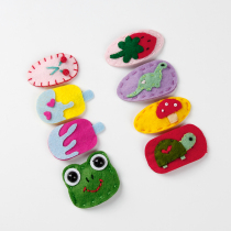 Korean Net red hairclip cute strawberry fruit cartoon side clip girl sweet bangs bang girl hair accessories hair card