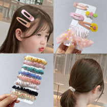 2021 New Net Red Large Intestine Hair Clip Hair Rope Hair Clip Pill Hair Rope Headgear Summer