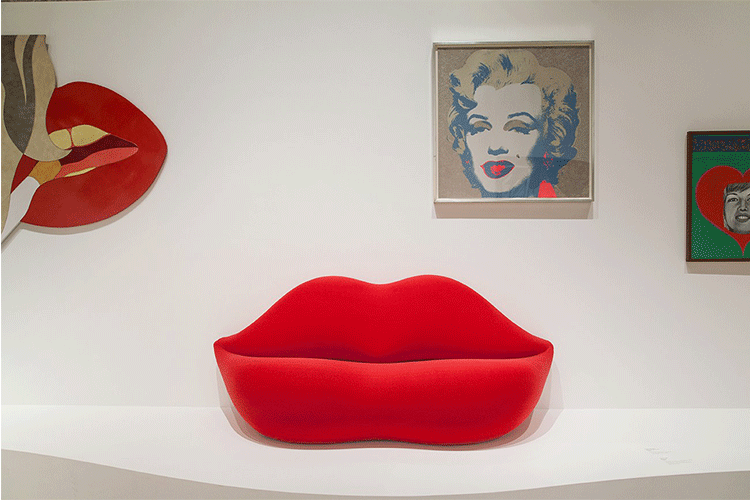 红唇嘴唇沙发个性创意双人红色三人设计师家具酒店会所布艺沙发