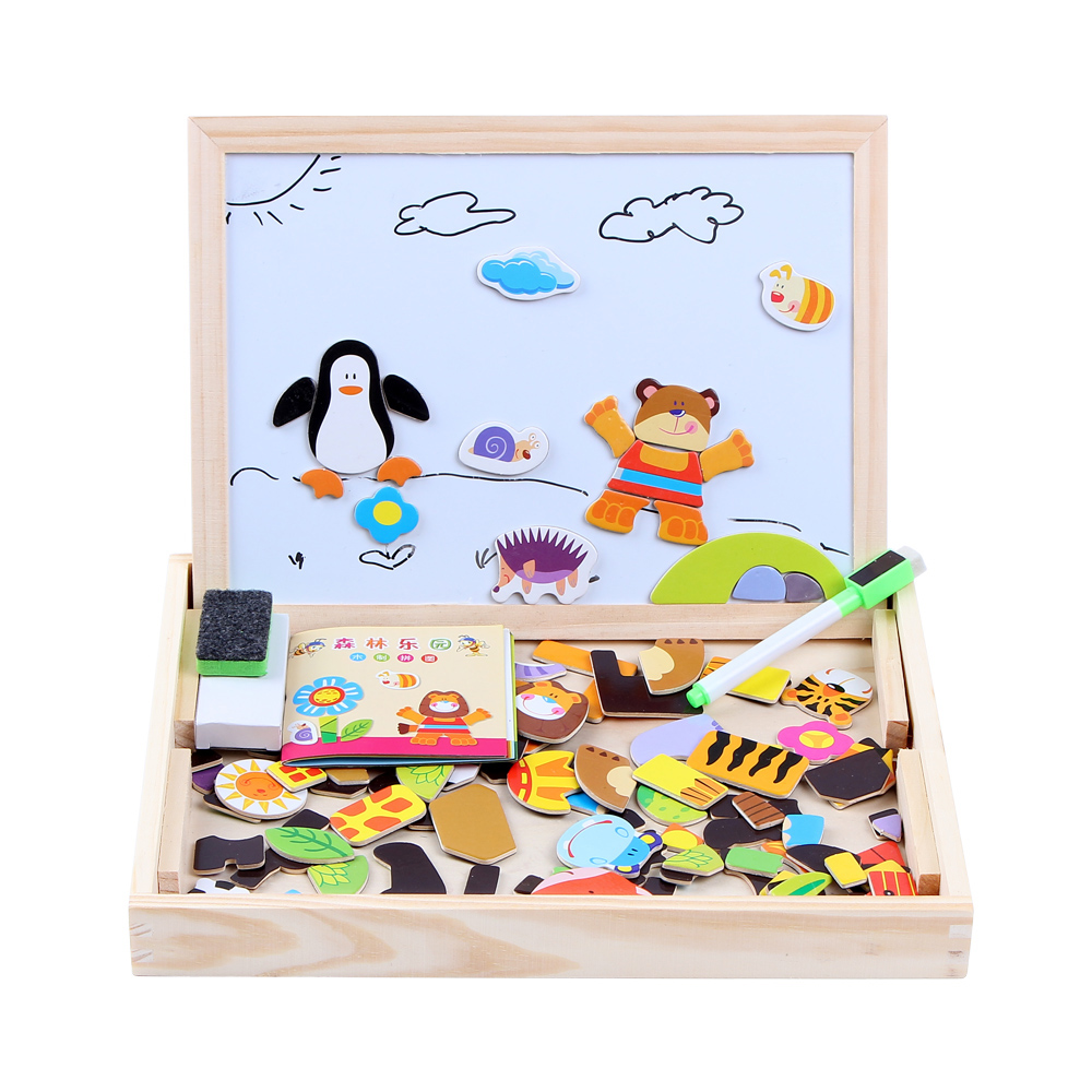 儿童磁性拼拼乐拼图画板男孩女宝宝益智力玩具1-2-3周岁4-5-6-7岁产品展示图3