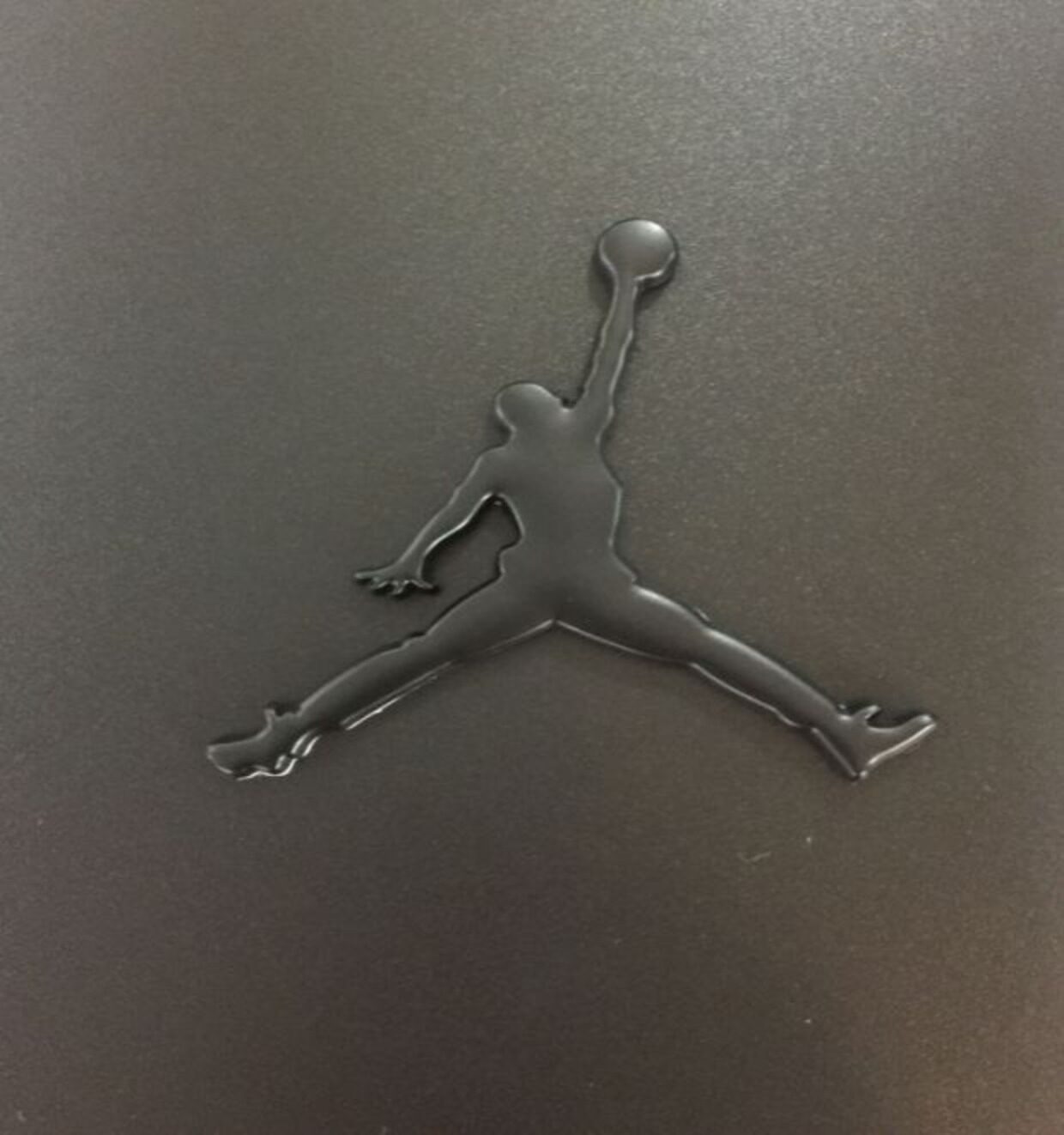 air jordan乔丹aj标志3d立体金属侧标黑色飞人汽车贴纸装饰贴车标