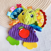 3-6-month newborn baby can be entrance nibble with cartoon appeasement towel 0-1-year-old baby coaxing to sleep toy doll Puppet