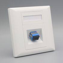 Type 86 An SC fiber optic network socket panel Single-outlet optical fiber wall socket photobrazing flange wall socket