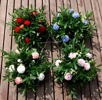 Wedding props road guide flower art forest system road flower lawn wedding catwalk road lead stage welcome decoration flowers