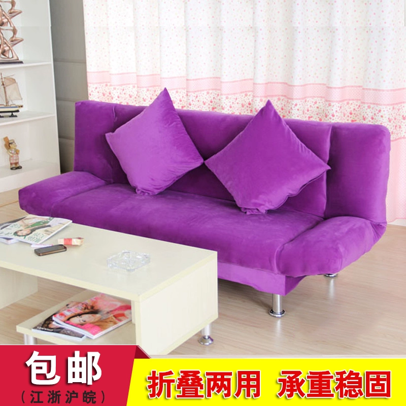 Căn hộ nhỏ cho thuê mặt tiền phòng đa chức năng có thể gập lại sofa giường phòng khách đôi vải ba sofa lười - Ghế sô pha