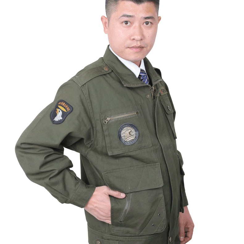 【蜜影清风旗舰店】外军迷彩长袖工作服全棉户外工程服军旅军迷服装作