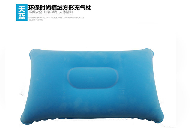 ການເດີນທາງນອກຂອງປອມ inflatable pillow camping airplane portable air cushion air sleep pillow ອາຫານທ່ຽງ break pillow cushion waist pillow