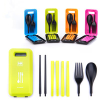 Outdoor home supplies portable artifact equipment equipment Korea travel travel portable creative folding tableware