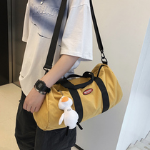 Skew Satchel Bag Mens Hand Single Shoulder Silo Bag 2021 New Trend Light Large Capacity Canvas Sports Fitness Womens Bag