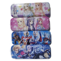 Iron tinplate double pencil case pencil case Altman cartoon princess pencil case