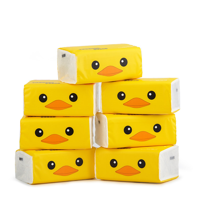 抽纸巾迷你型抽取式便携小包餐巾纸可爱卡通印花带图案的韩版整箱_7折