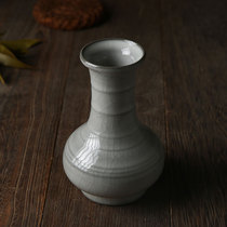 Kiln Changing Vase Florator Home Furnishing Ceramic Green Porcelain Small Number Inserted Vase Zhang Pai Rui Handmade Pendulum