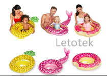 American Bigmouth children adult swimming ring cartoon ins Wind with floating circle swimming pool stereo swimming ring