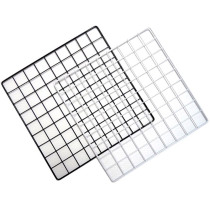 Net red bedroom layout ins girl heart room grid photo wall plush toy storage wall hanging doll Wall