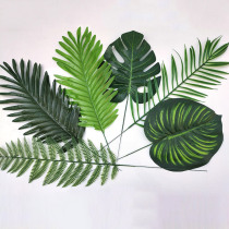 ins wind simulation leaves net red turtle back bamboo leaf home decoration green plant wall wedding photo photography props