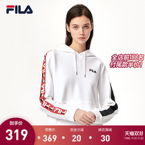 FILA Phila Fiele official sports sweater ladies hoodie 2021 Spring and Autumn new long sleeve casual hooded pullover top