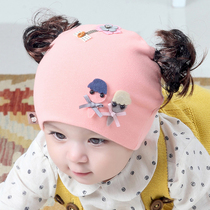 Baby hat spring and autumn and winter thin female baby wig hat Western style infant cute super cute princess hat autumn