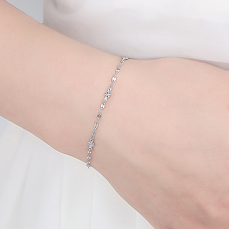 albemarle platinum bracelet lips pt950 platinum bracelet fashion sequin car flower chain