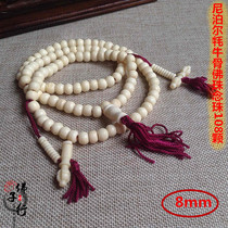 Nepal handmade yak bone run Buddha beads 108 bracelet necklace bracelet accessories 8mm