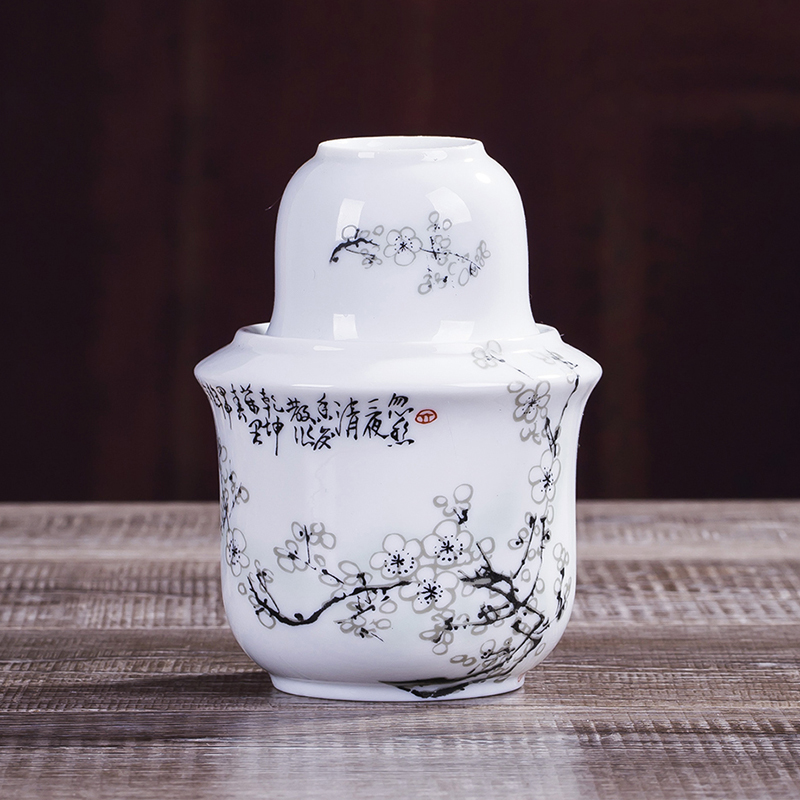 Wine jar of Wine set temperature ceramic perm hip household heat warming flagon flagon rice Wine liquor cup