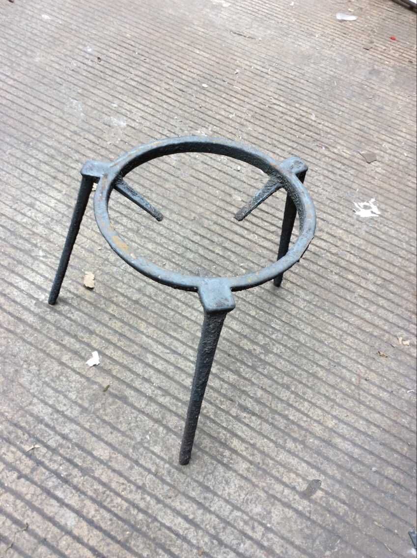 生铁三脚架柴火锅架 柴火撑架 支架炊架 锅架 炉架 三脚锅架