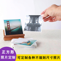 Wash photos square 3 inch Kodak round ins small size wallet photo wallet mobile phone custom printing