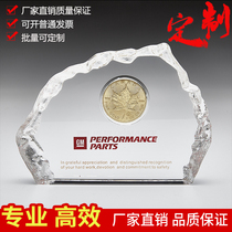 Staff Work 10 20th Anniversary Commemorative Coin Custom Crystal Organs Sex Iceberg Trophy Medal