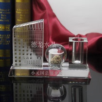 Crystal building model ornaments Crystal building model customization Hotel opening souvenirs Crystal building customization