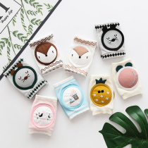 Spring and summer new childrens knee pads combed cotton breathable mesh baby knee pads newborn baby crawling knee cover
